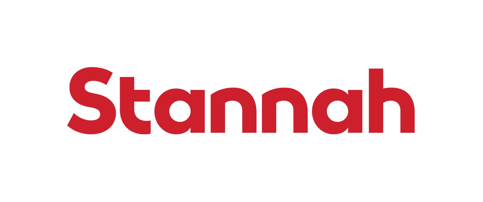 Logo of Stannah in bold red text on a white background, representing mobility solutions brand.